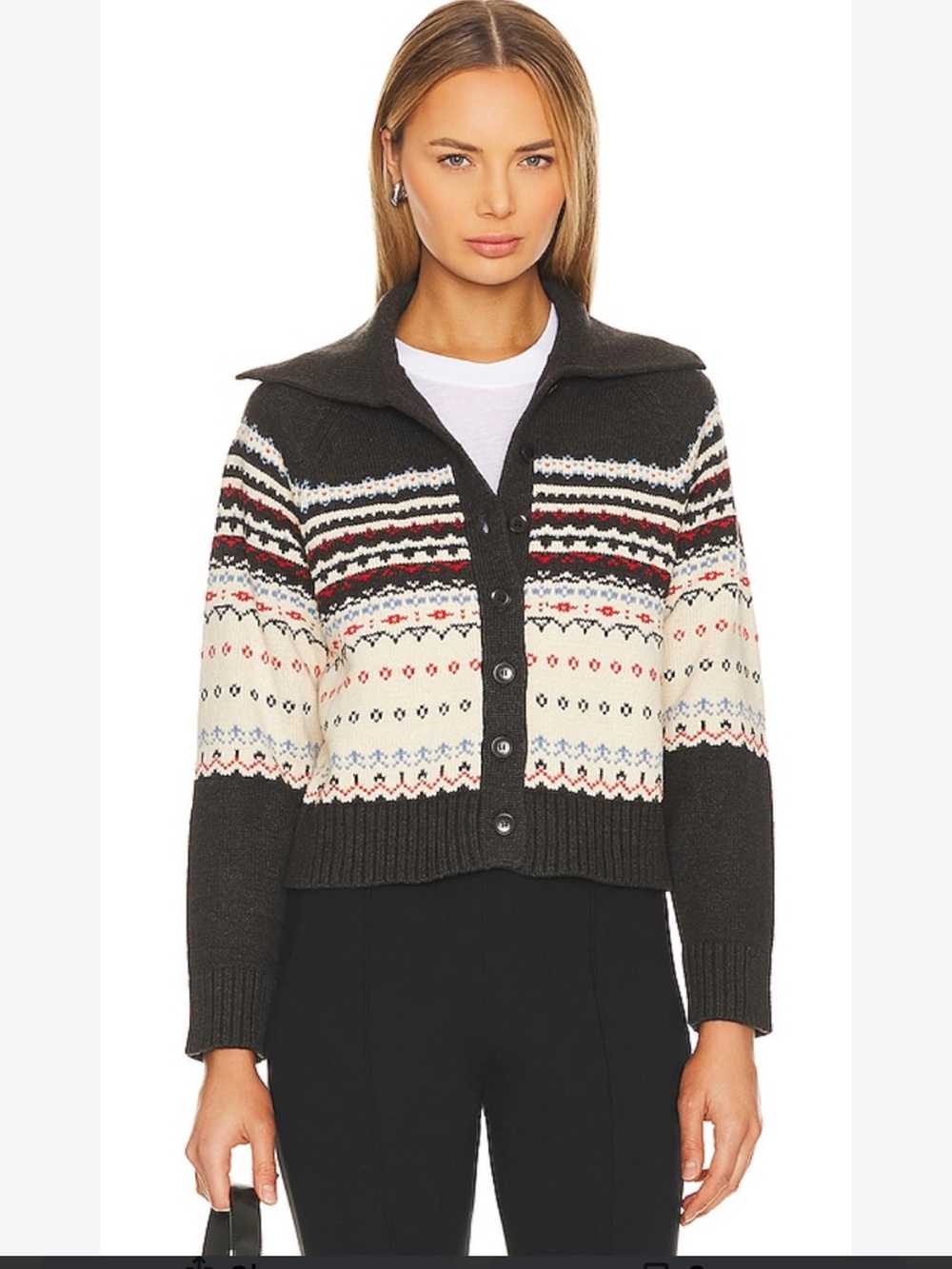 The Great Scholar Cardigan in Fairisle